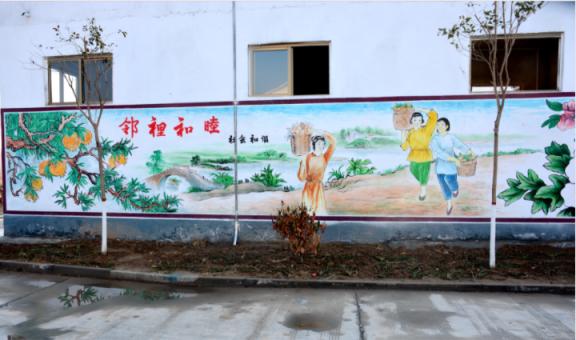 龙州乡镇文化墙 乡风文明焕发新活力
