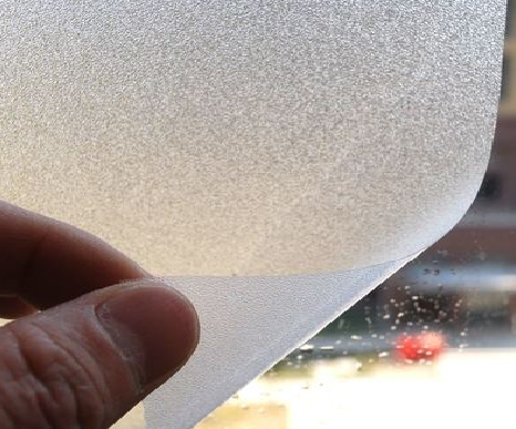 龙州玻璃门外面粘广告用什么材料好？